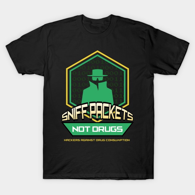 Gift for Computer Geeks and Hackers Funny Hacker Quote T-Shirt by Riffize